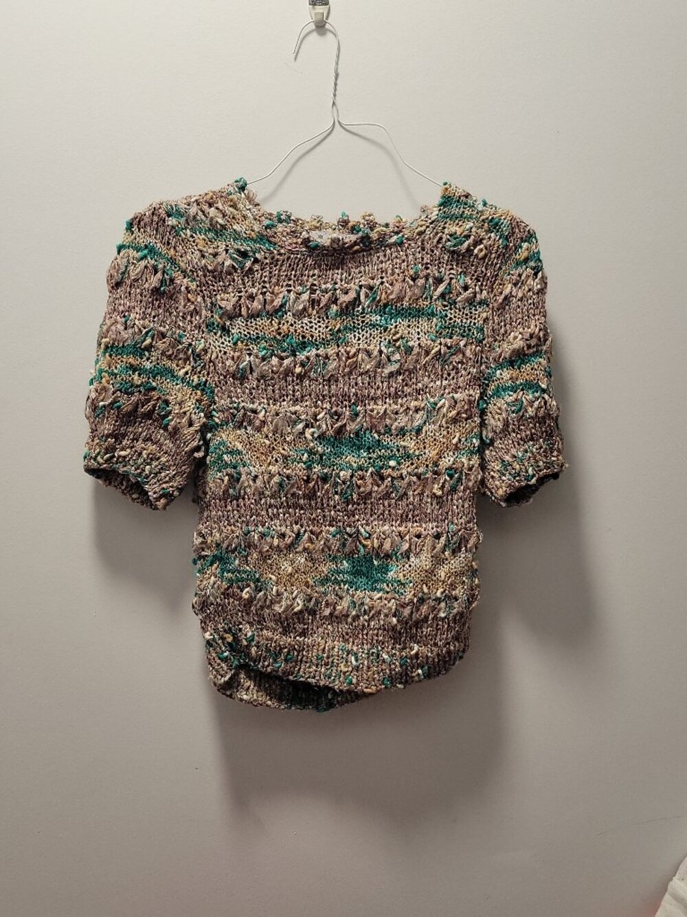 rare vintage sweater shirt - korean ? Ma Dang ? - unique handmade quality oneoff